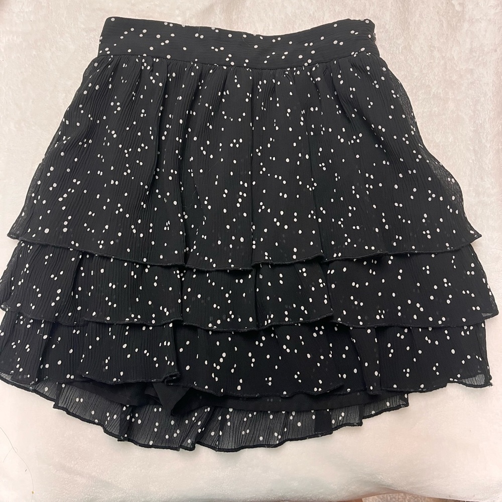Zara tiered mini skirt XS